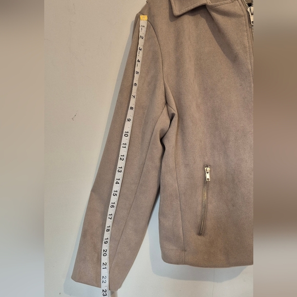 Maurices Beige Bomber Jacket - Picture 3 of 8